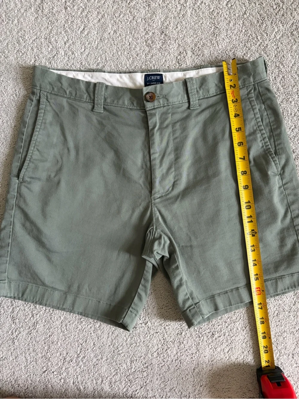 J. Crew crew inseam